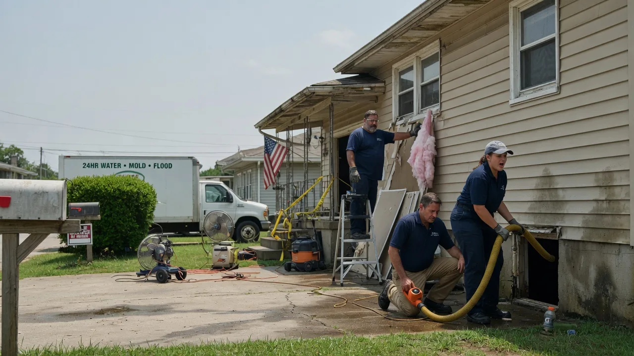 Water Damage Repair in Sunset, TX near me